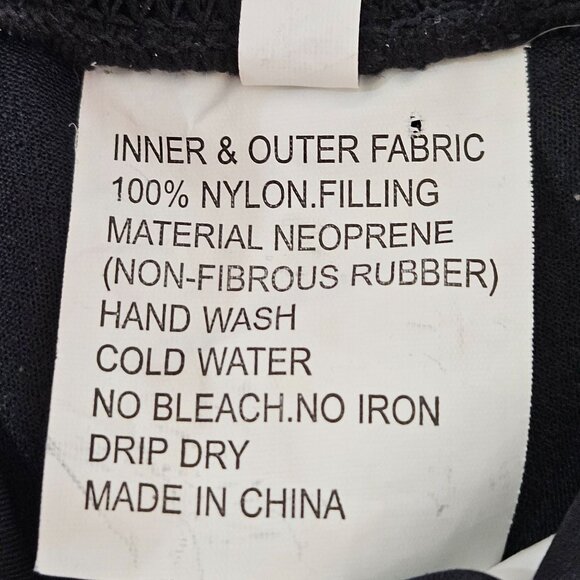 Aqua Lung Sport Neoprene Womens Rash Guard Top Small Black Wetsuit Diving - Picture 6 of 9